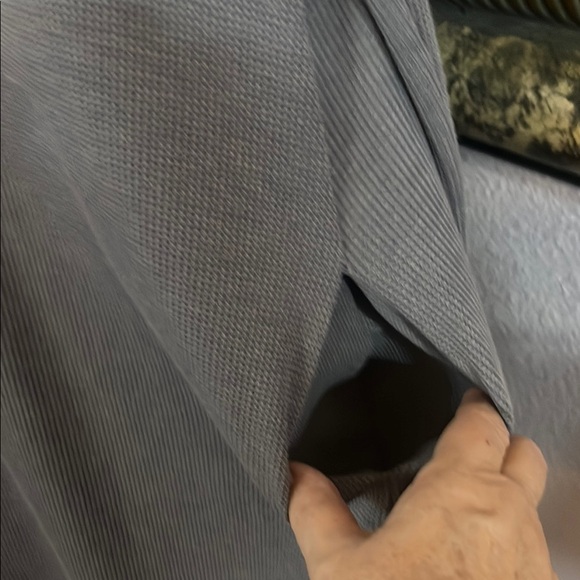 EUC Honeyme Cardigan-Gray Hooded Open Front lapels - soo soft/cuddly Sz S - Picture 7 of 12